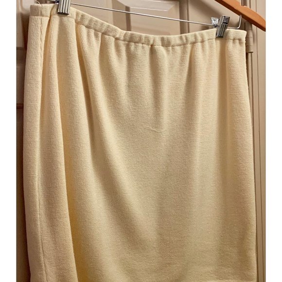 VINTAGE PHILIPPE MARQUES 3-PC Knit Skirt Suit PL - Picture 10 of 10